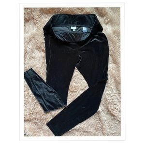 Black Velour Leggings